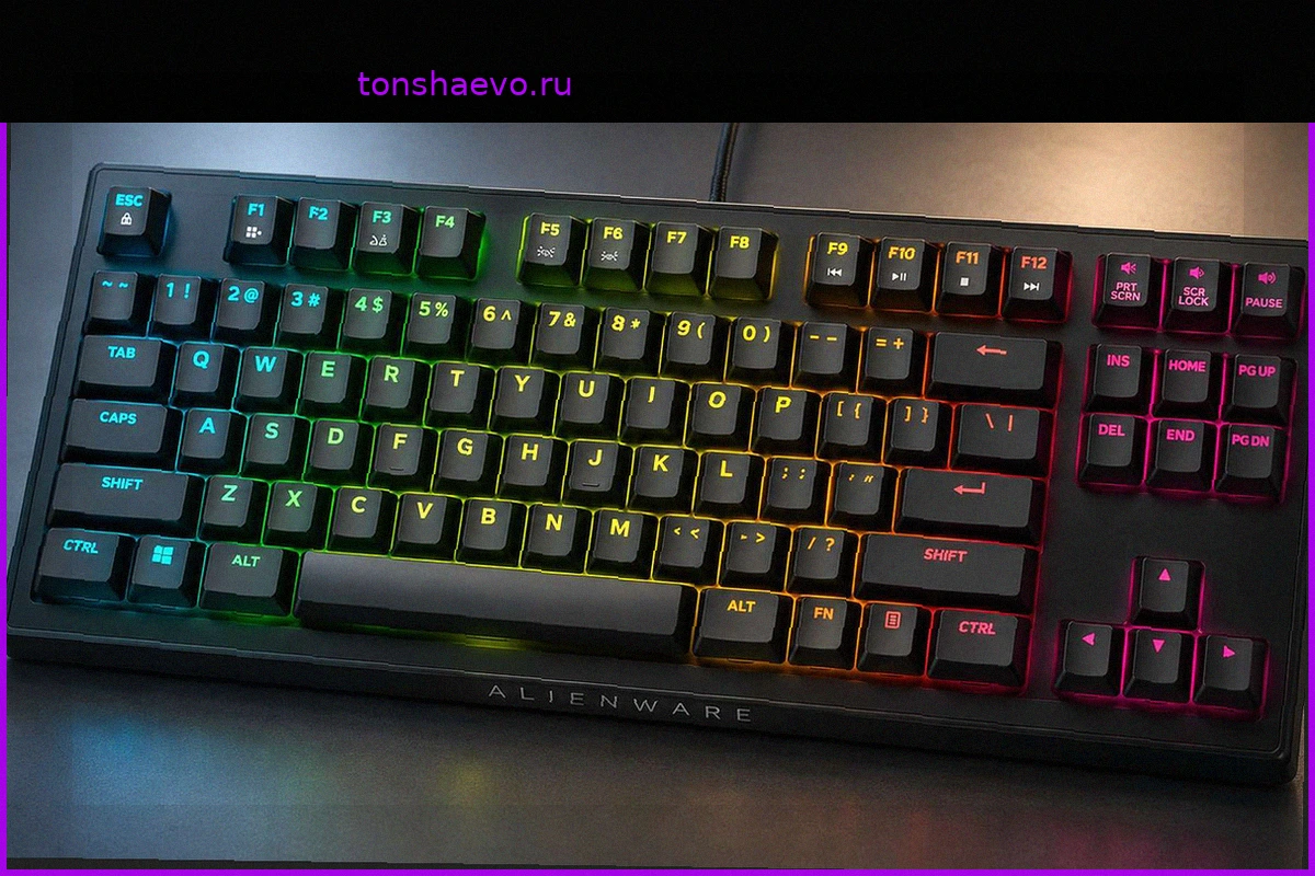 Игровая клавиатура Alienware AW420K TKL RGB: компактность и мощь со скидкой